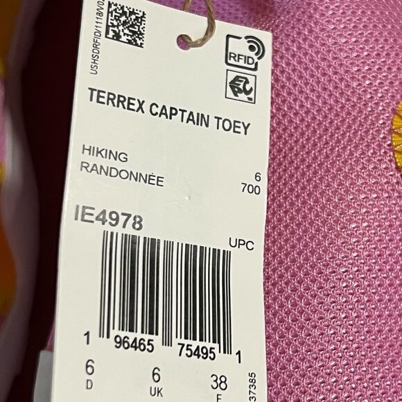 NWT Adidas Terrex Lego Captain Toey Kids’ Pink Sandals, Youth  6 (Women’s sz 8) - Picture 3 of 11